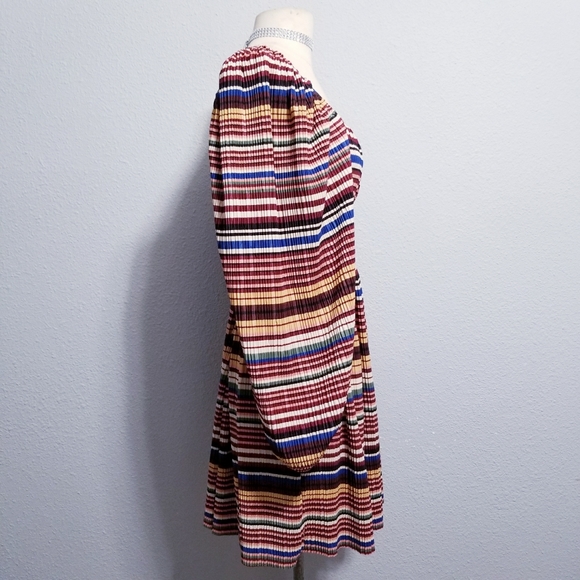 Zara stripe vintage style dress MEDIUM - Picture 4 of 6